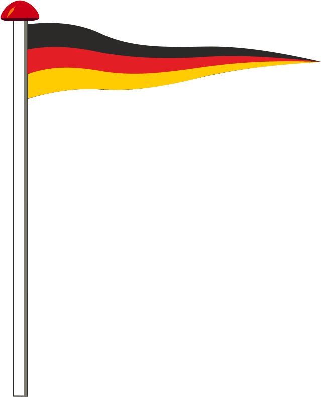 Standerwimpel Deutschland